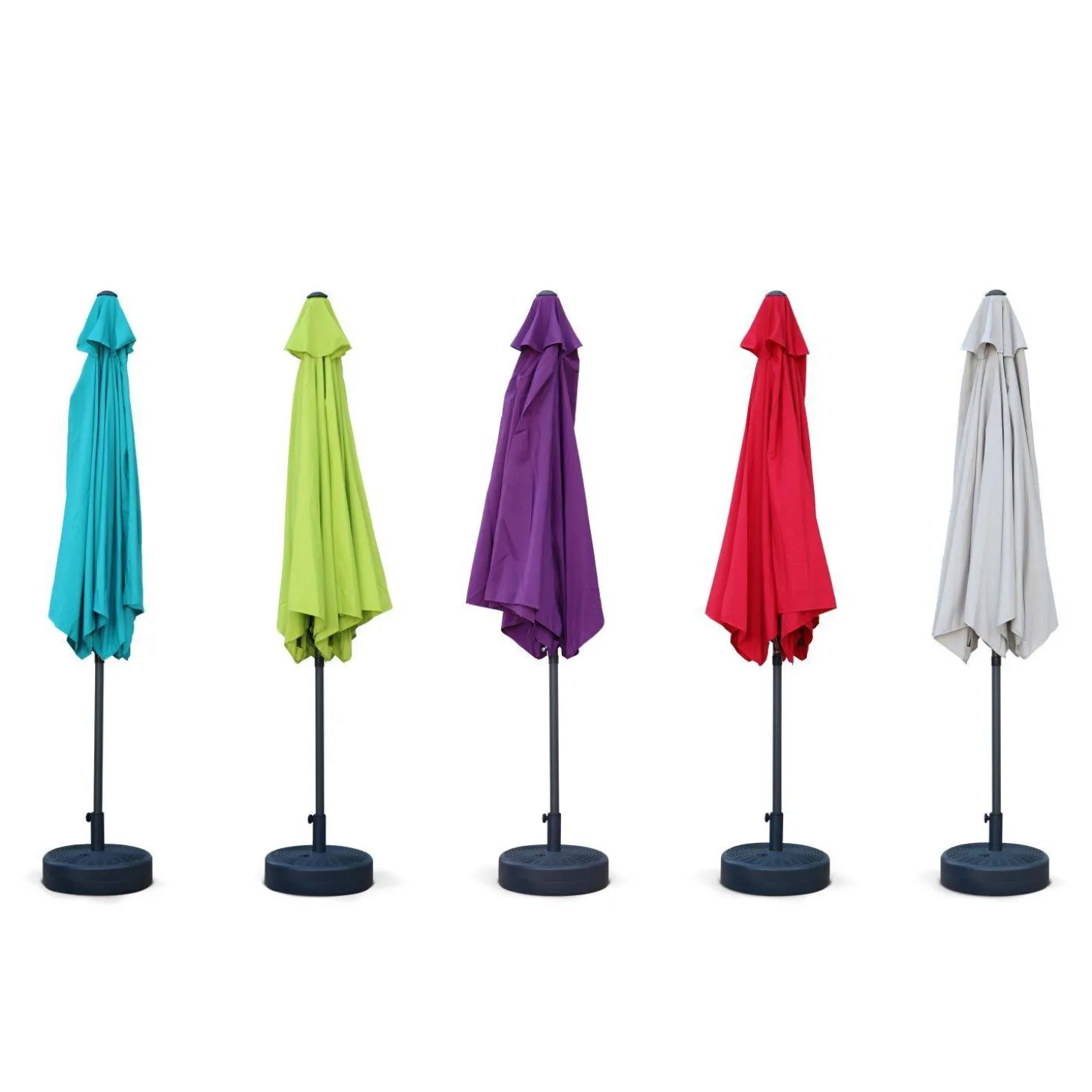 Ronde parasol 3m met centrale mast