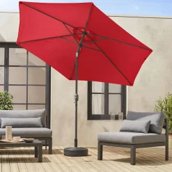 Ronde parasol 3m met centrale mast