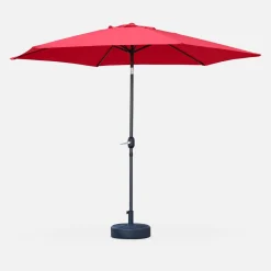 Ronde parasol 3m met centrale mast