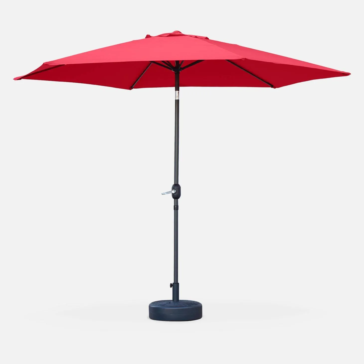 Ronde parasol 3m met centrale mast