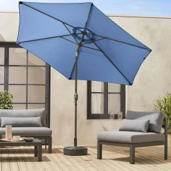 Ronde parasol 3m met centrale mast