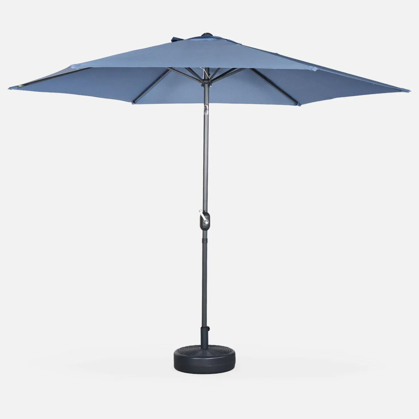 Ronde parasol 3m met centrale mast