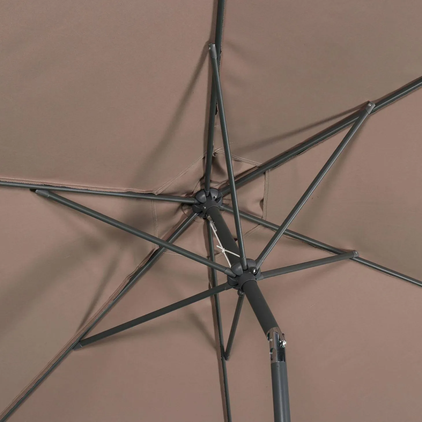 Ronde parasol 3m met centrale mast