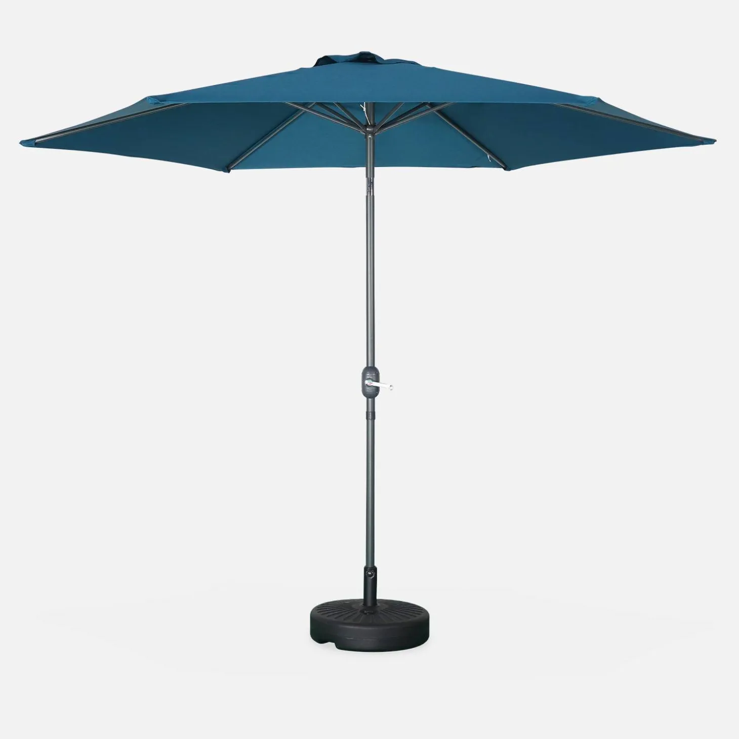Ronde parasol 3m met centrale mast