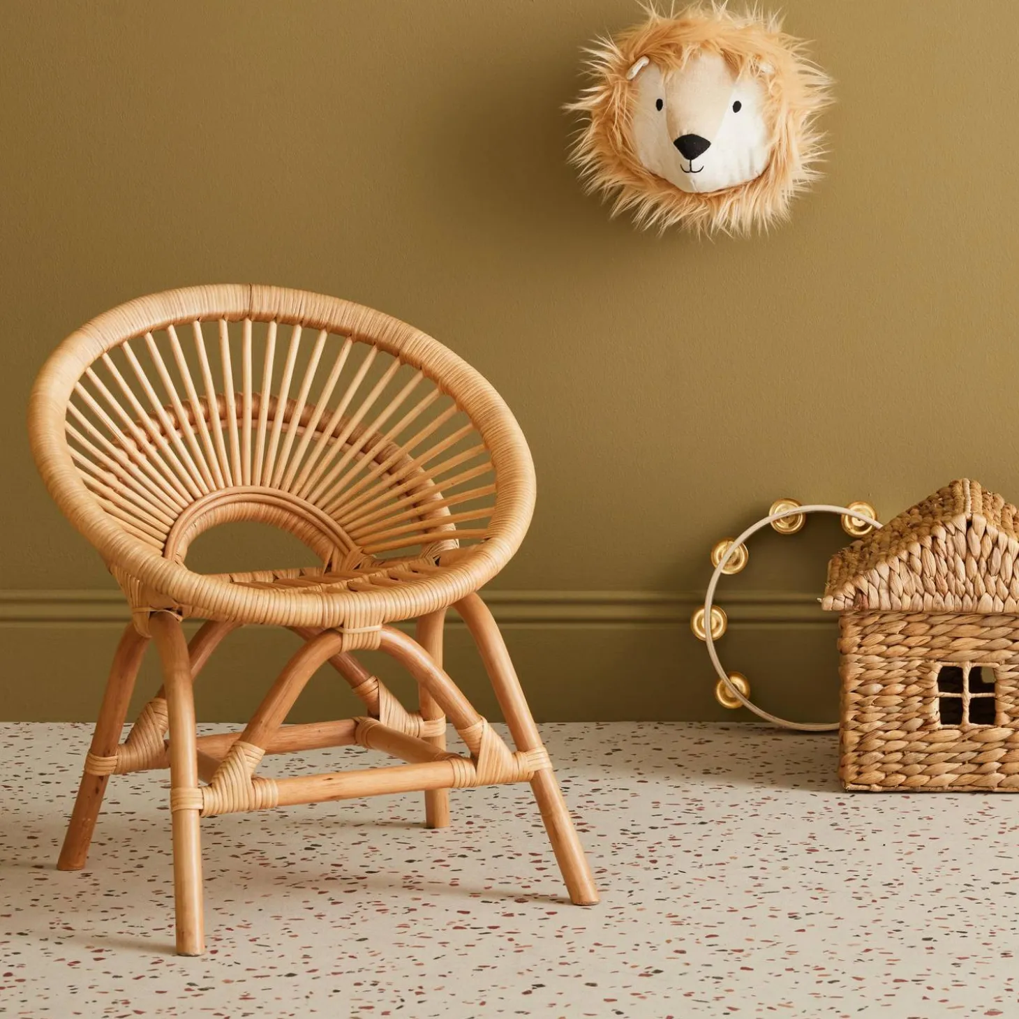 Rotan kinderstoel