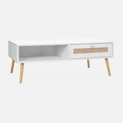Salontafel met rotan