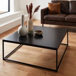 Salontafel zwart metaal design - Industrielle