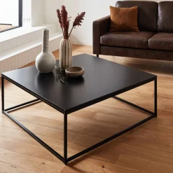 Salontafel zwart metaal design - Industrielle