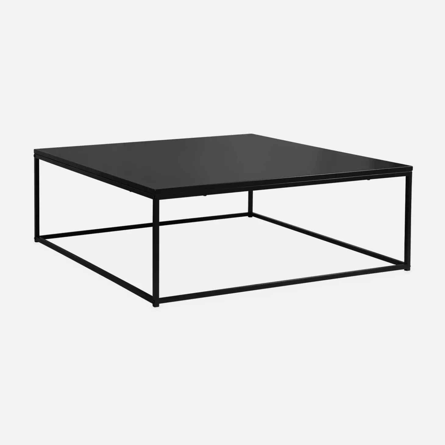 Salontafel zwart metaal design - Industrielle