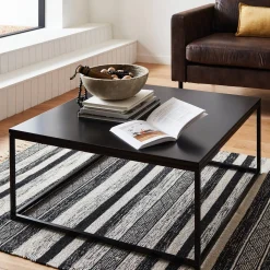 Salontafel zwart metaal design - Industrielle