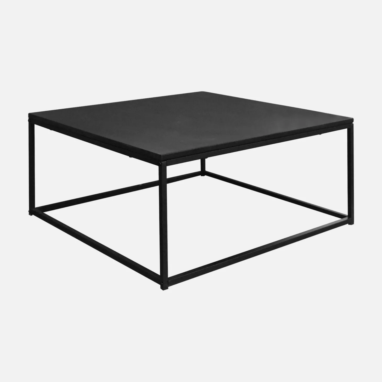 Salontafel zwart metaal design - Industrielle