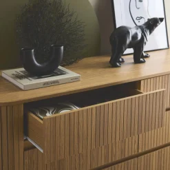 Scandinavisch dressoir met 6 lades 150cm