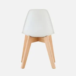 Scandinavische kinderstoel van beukenhout (set van 2)