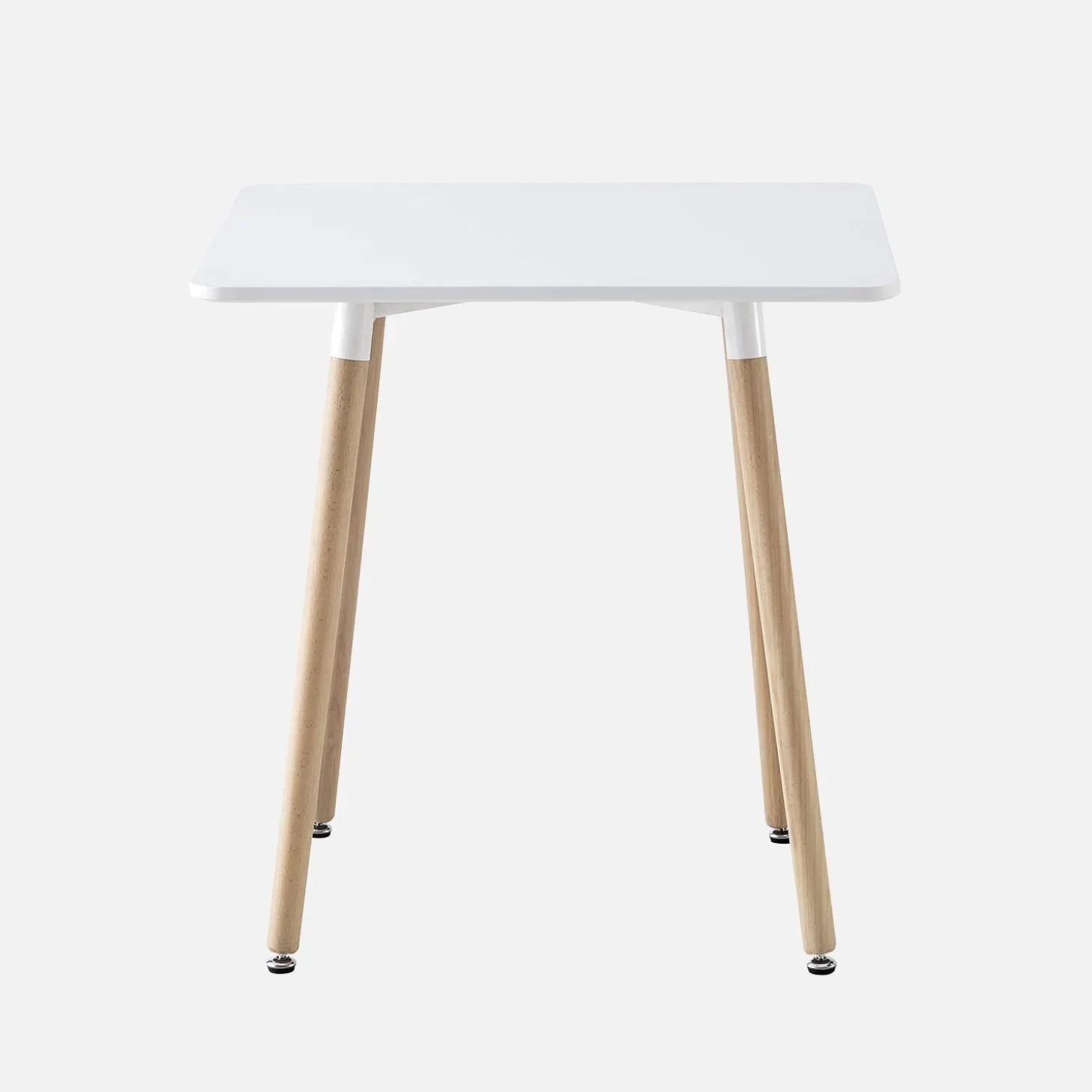 Scandinavische vierkante eettafel met beukenhout 2 plaatsen