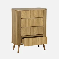 Scandinavisch kastje met 4 lades 80cm