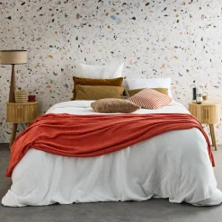 Scandinavisch nachtkastje hout decor 2 schuifdeuren (set van 2)