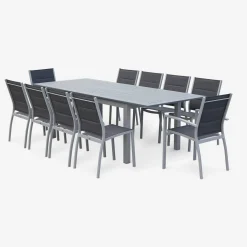 Set aluminium tuin armstoelen
