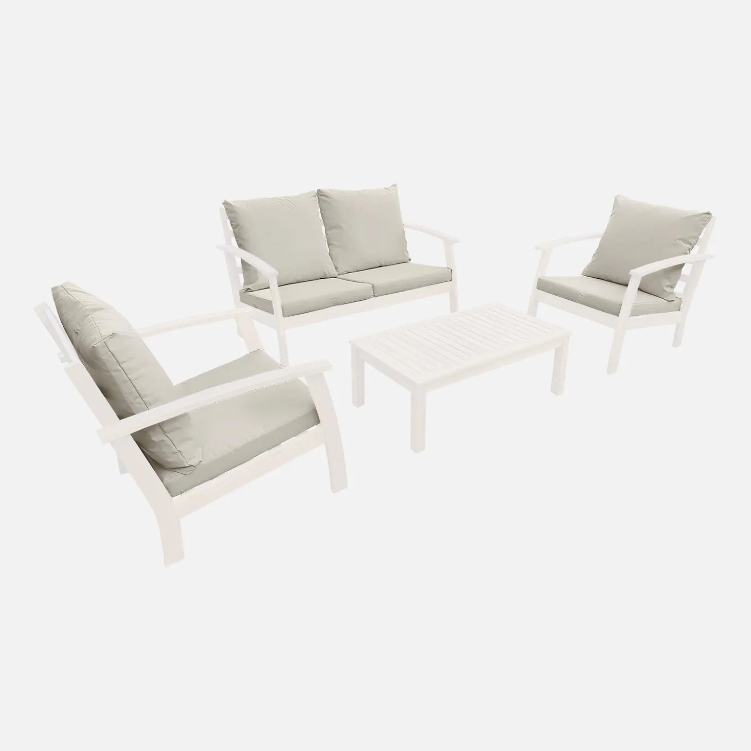 Set kussenhoezen voor loungeset Ushuaia