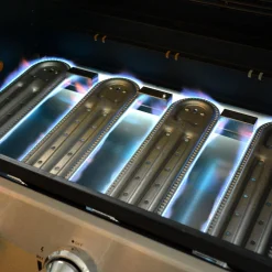 Set van 4 branders en 4 diffusers voor gasbarbecue