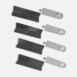 Set van 4 branders en 4 diffusers voor gasbarbecue
