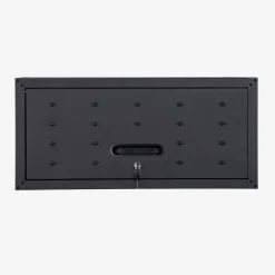 Set van 2 hoge opbergkasten met klep voor de garage of schuur