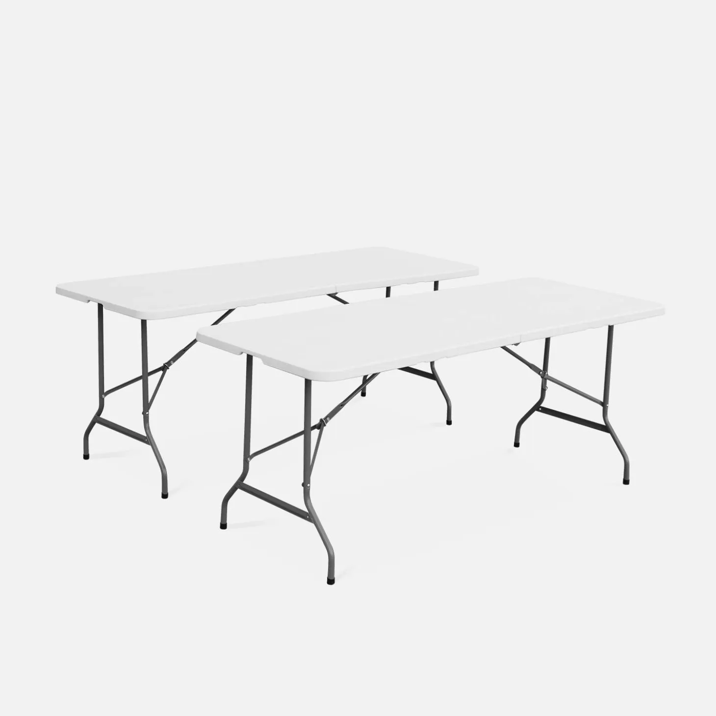 Set van 2 inklapbare tafels 180cm