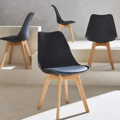 Set van 4 kuipstoelen