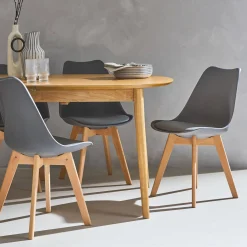 Set van 4 kuipstoelen