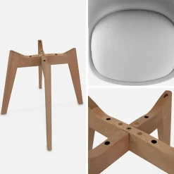 Set van 4 kuipstoelen