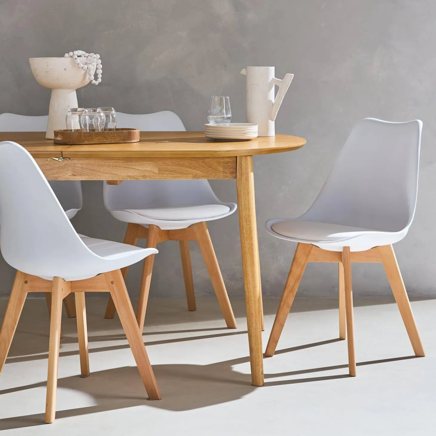 Set van 4 kuipstoelen