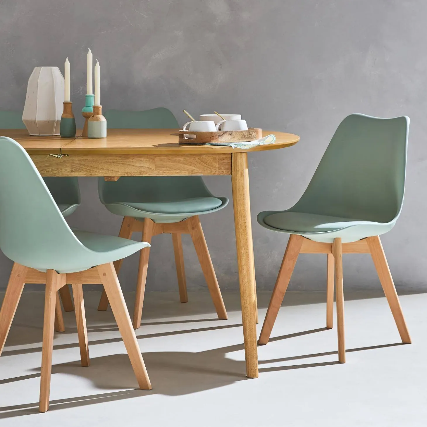 Set van 4 kuipstoelen