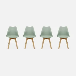 Set van 4 kuipstoelen