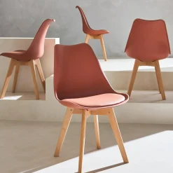Set van 4 kuipstoelen