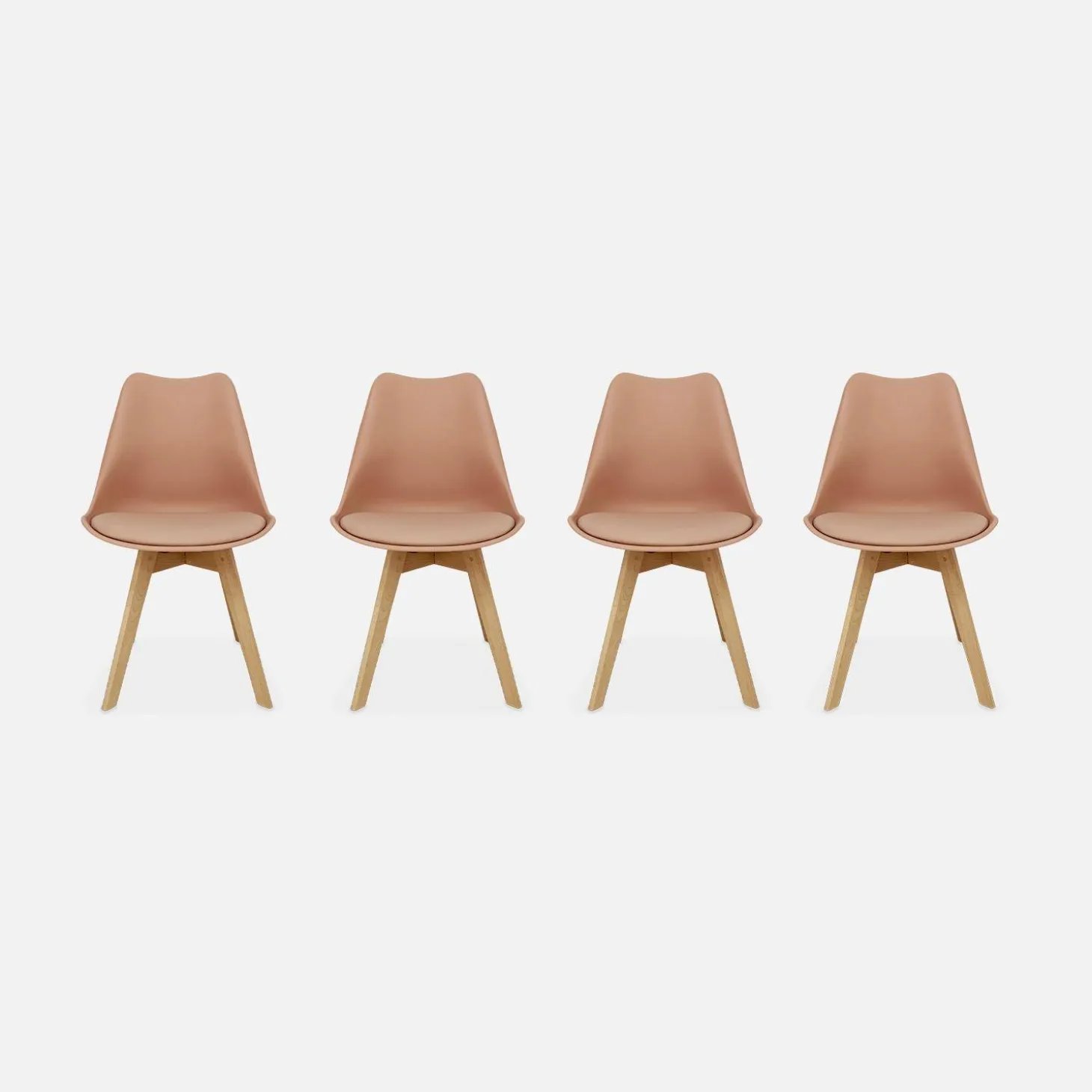 Set van 4 kuipstoelen