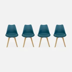 Set van 4 kuipstoelen