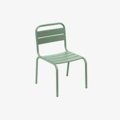 Set van 2 metalen kinderstoelen