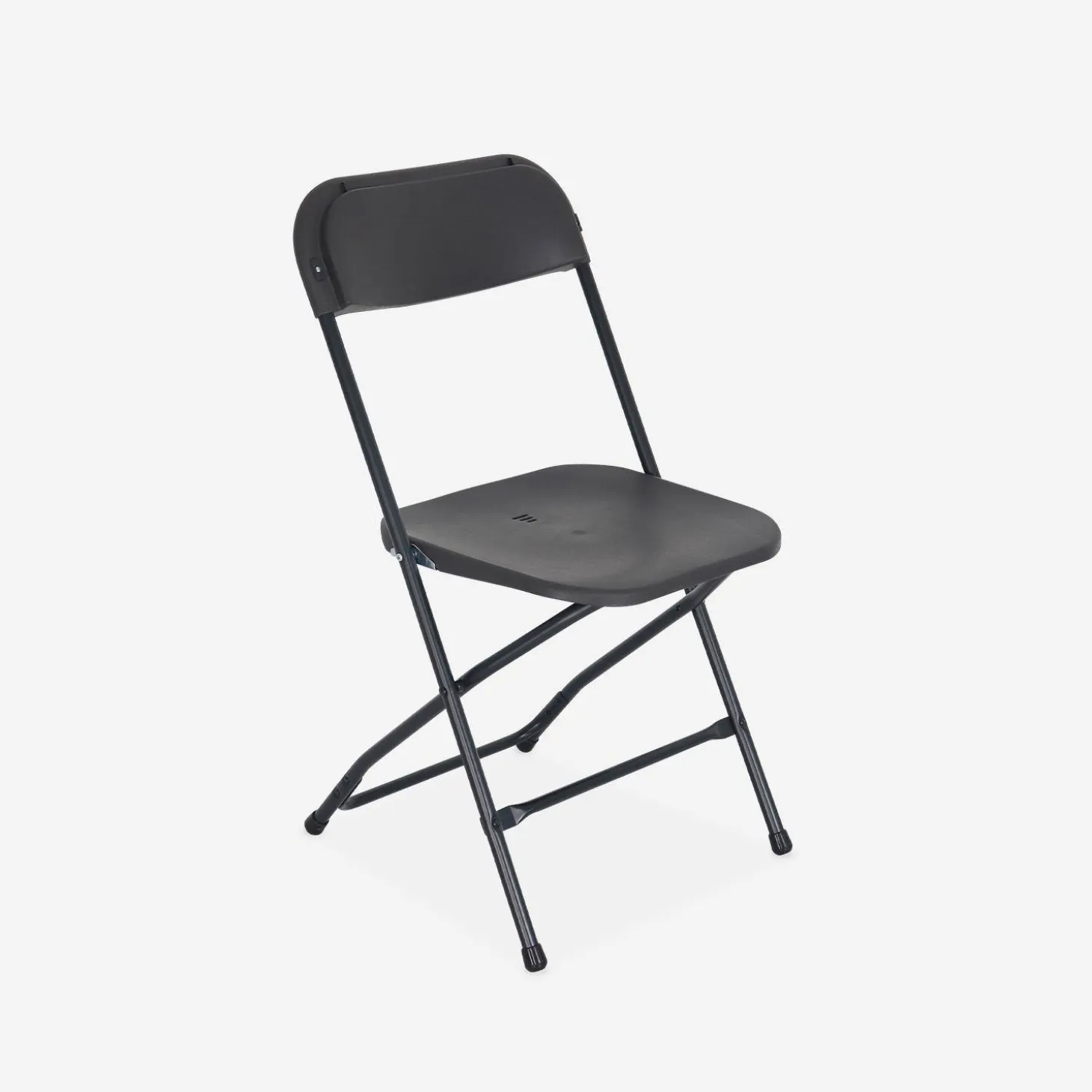 Set van 2 opvouwbare plastic receptietafels + 12 stoelen