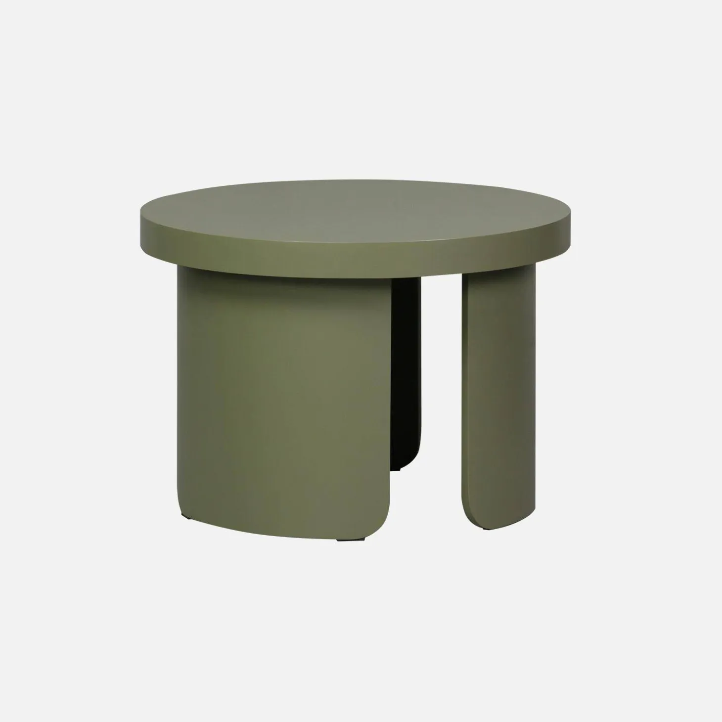 Set van 2 ronde nesttafels, salontafel