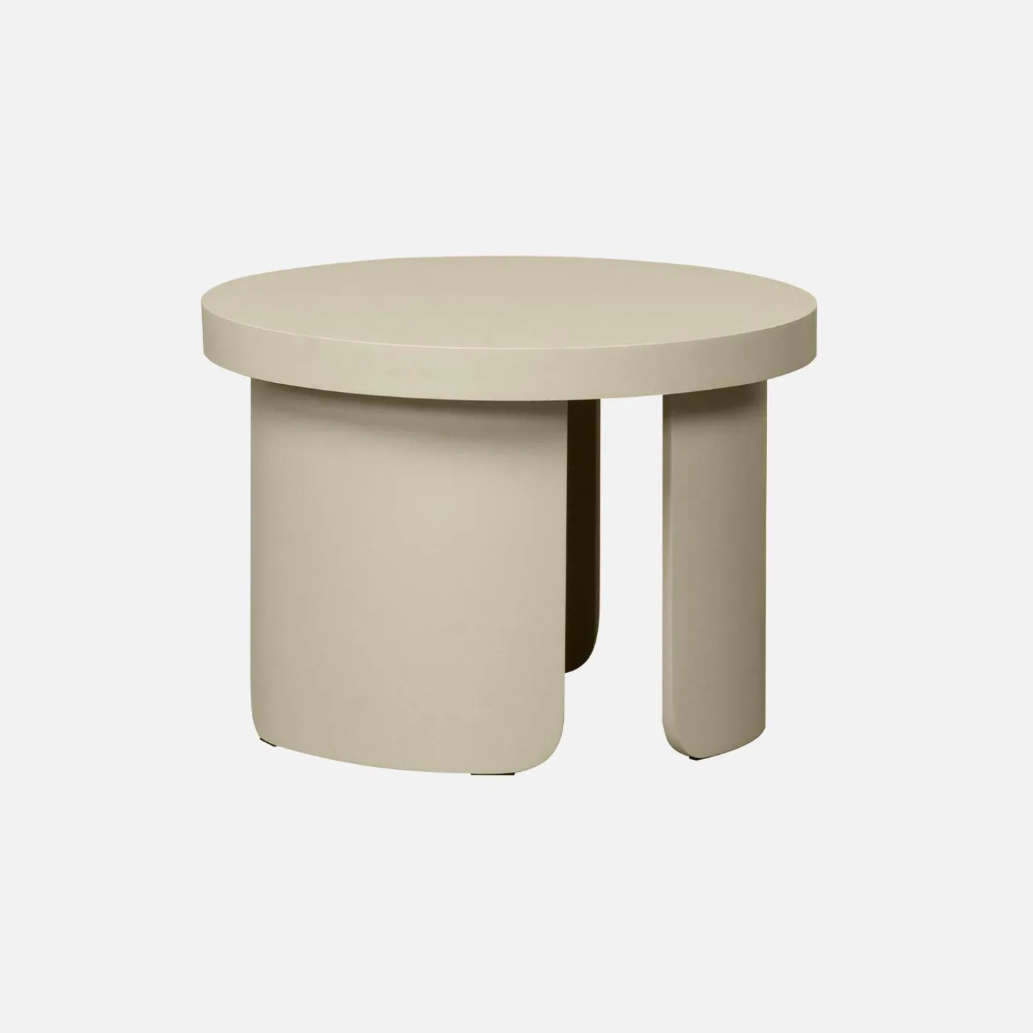 Set van 2 ronde nesttafels, salontafel