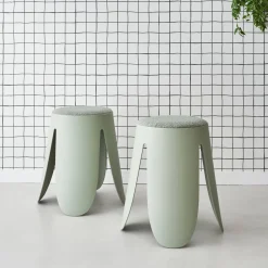 Set van 2 stapelkrukken, Ø30 / 44 x H46cm