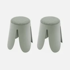 Set van 2 stapelkrukken, Ø30 / 44 x H46cm