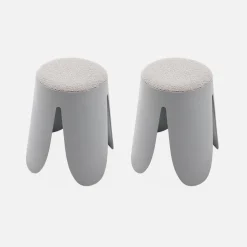 Set van 2 stapelkrukken, Ø30 / 44 x H46cm