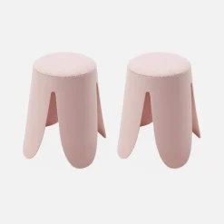 Set van 2 stapelkrukken, Ø30 / 44 x H46cm