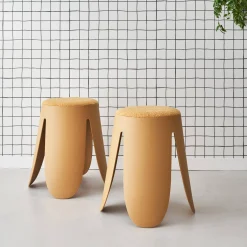 Set van 2 stapelkrukken, Ø30 / 44 x H46cm