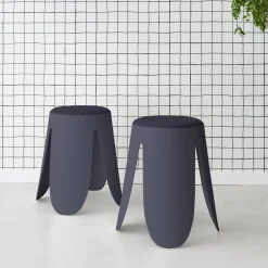 Set van 2 stapelkrukken, Ø30 / 44 x H46cm