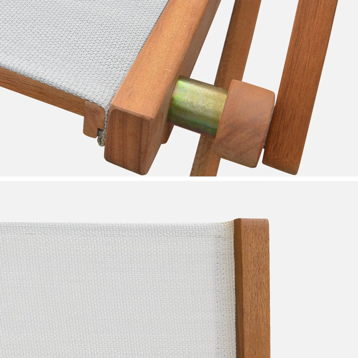 Set van twee houten armstoelen