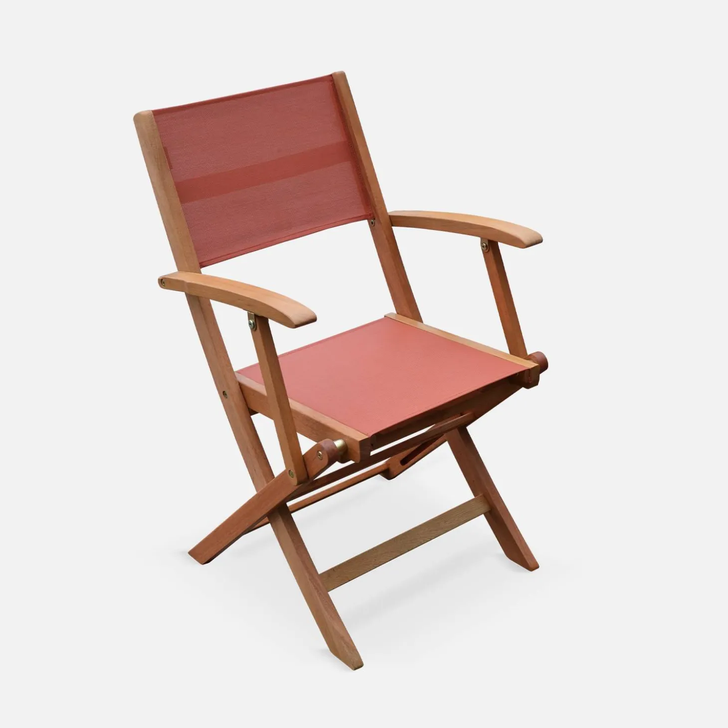 Set van twee houten armstoelen