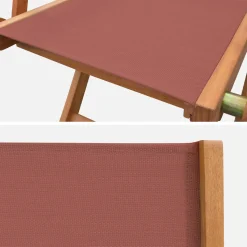 Set van twee houten armstoelen