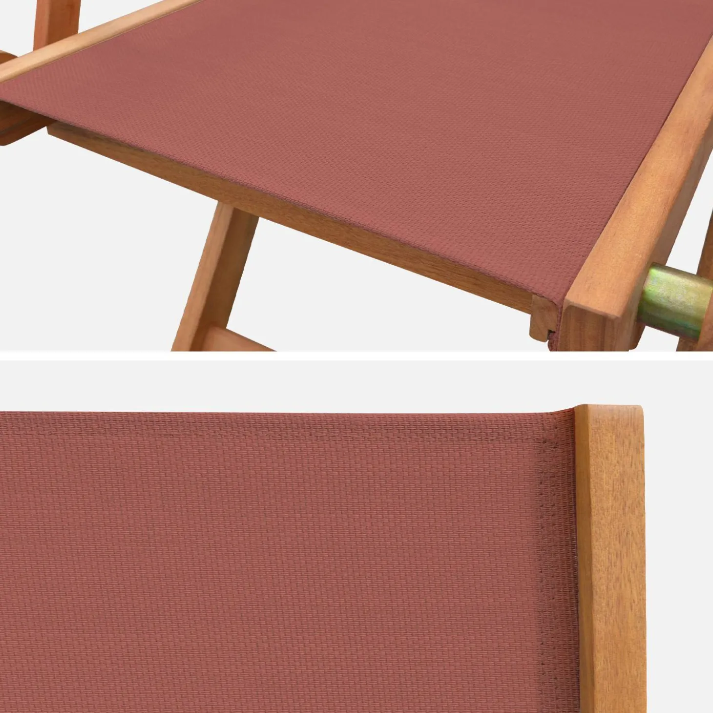 Set van twee houten armstoelen