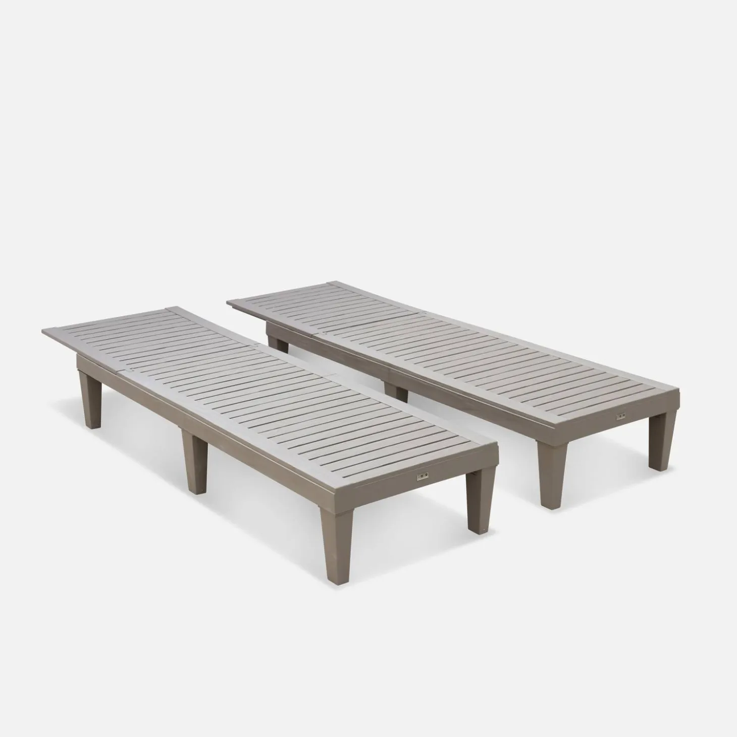 Set van 2 verstelbare ligstoelen - PIA
